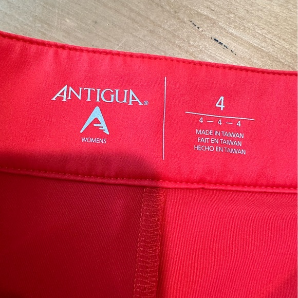 Antigua Orange Golf Skirt/Skort Size 4 - Picture 4 of 10